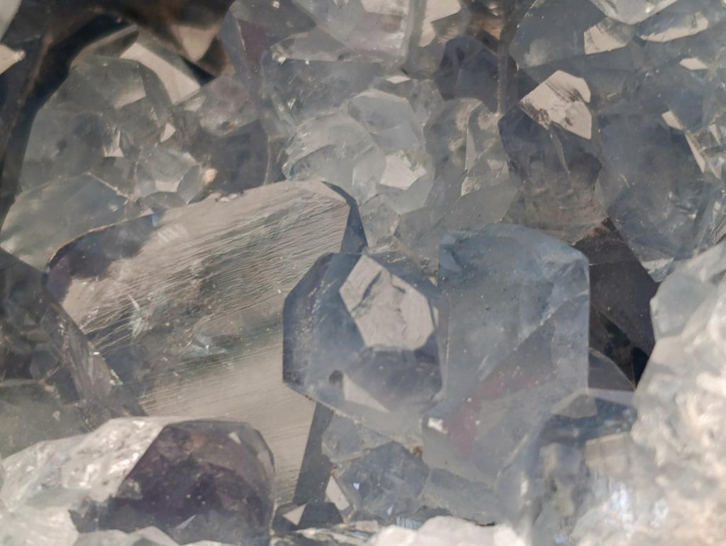 Natural Blue Celestite Geode Specimen x 1 From Sakoany, Madagascar