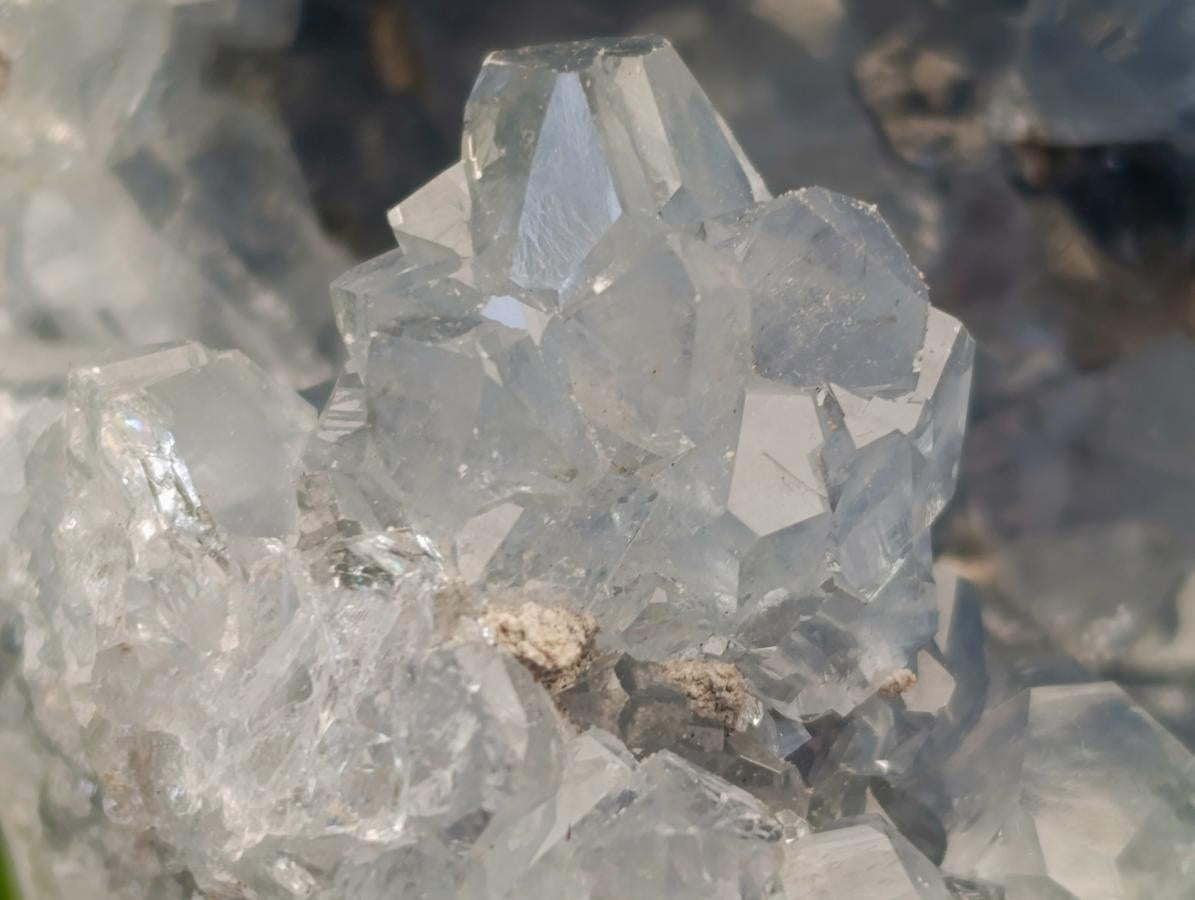 Natural Blue Celestite Geode Specimen x 1 From Sakoany, Madagascar