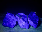 Natural Watermelon Fluorite Cobbed Specimens x 35 From Uis, Namibia