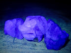 Natural Watermelon Fluorite Cobbed Specimens x 35 From Uis, Namibia