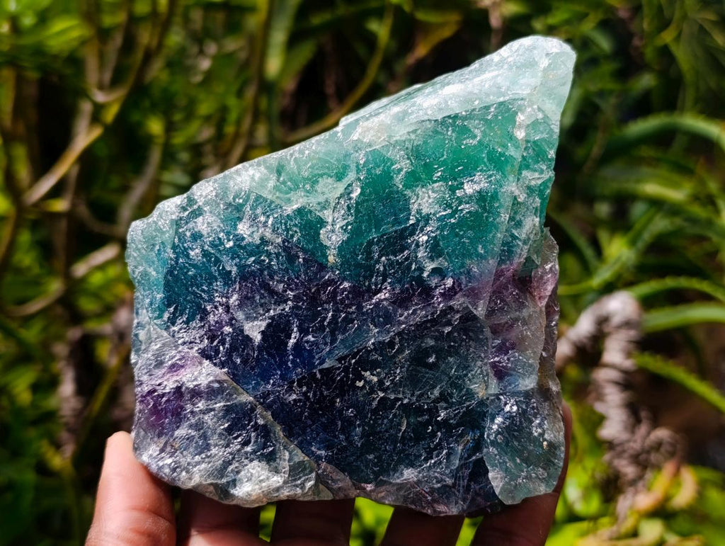 Natural Watermelon Fluorite Cobbed Specimens x 4 From Uis, Namibia