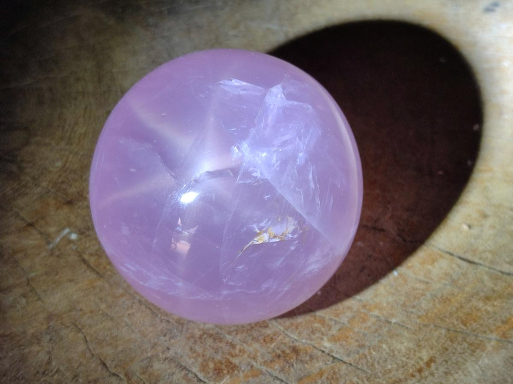 Polished Star Rose Quartz Spheres x 3 From Madagascar
