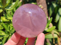 Polished Star Rose Quartz Spheres x 3 From Madagascar