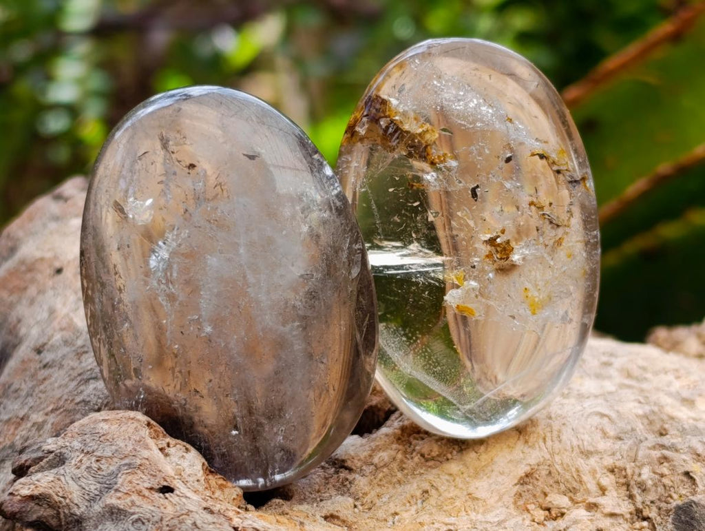 Polished Mixed Mineral Galets x 29 From Madagascar