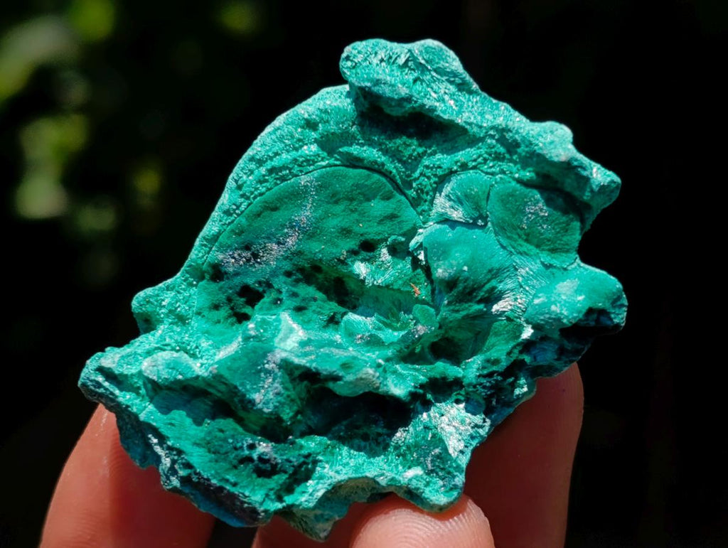 Natural Silky Malachite Specimens x 35 From Kasompe, Congo