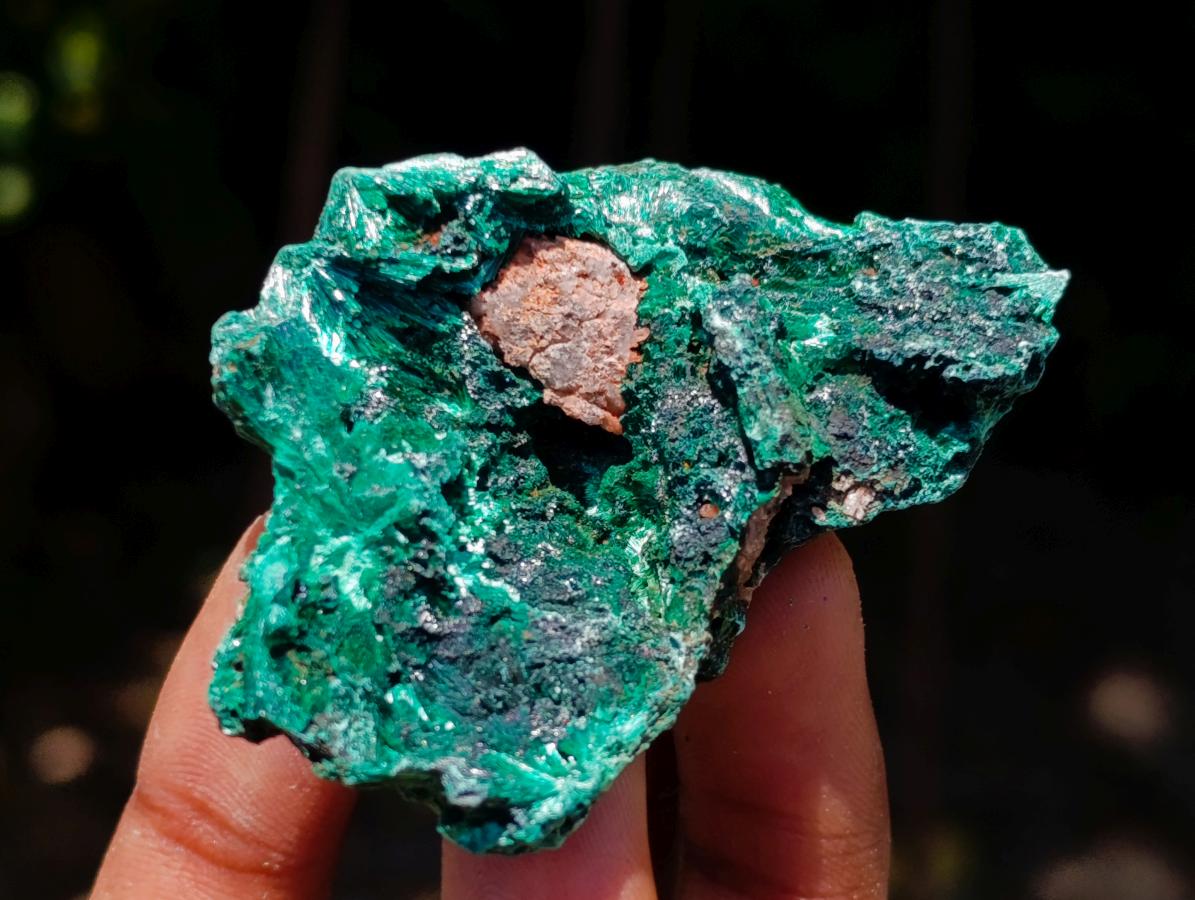 Natural Silky Malachite Specimens x 35 From Kasompe, Congo