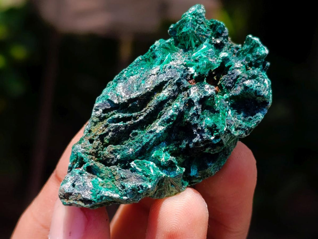 Natural Silky Malachite Specimens x 35 From Kasompe, Congo