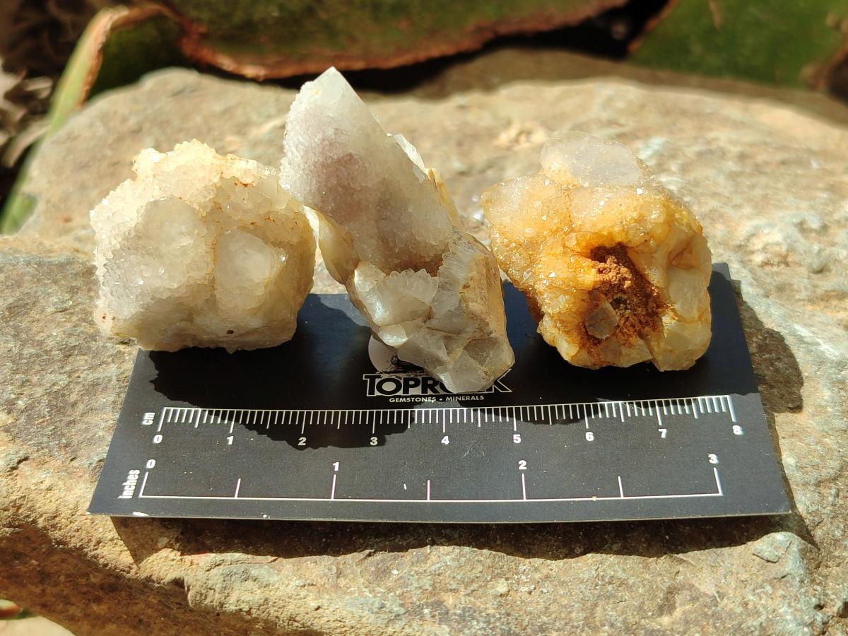 Natural Mixed Spirit Quartz Clusters x 35 From Boekenhouthoek, South Africa