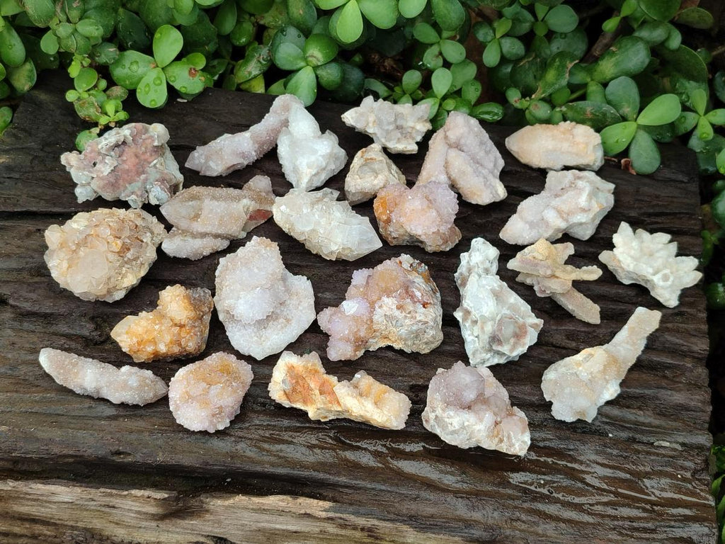 Natural Mixed Spirit Quartz Clusters x 35 From Boekenhouthoek, South Africa