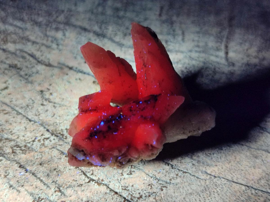 Natural Drusy Quartz Coated Spearhead Calcite Crystals x 70 From Albert's Mountain, Lesotho
