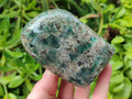 Polished Emerald Mica 'Mutokolite' Standing Free Forms x 2 From Mutoko, Zimbabwe