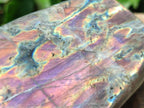 Polished Rare Purple Sunset Flash Labradorite Standing Free Form x 1 From Madagascar