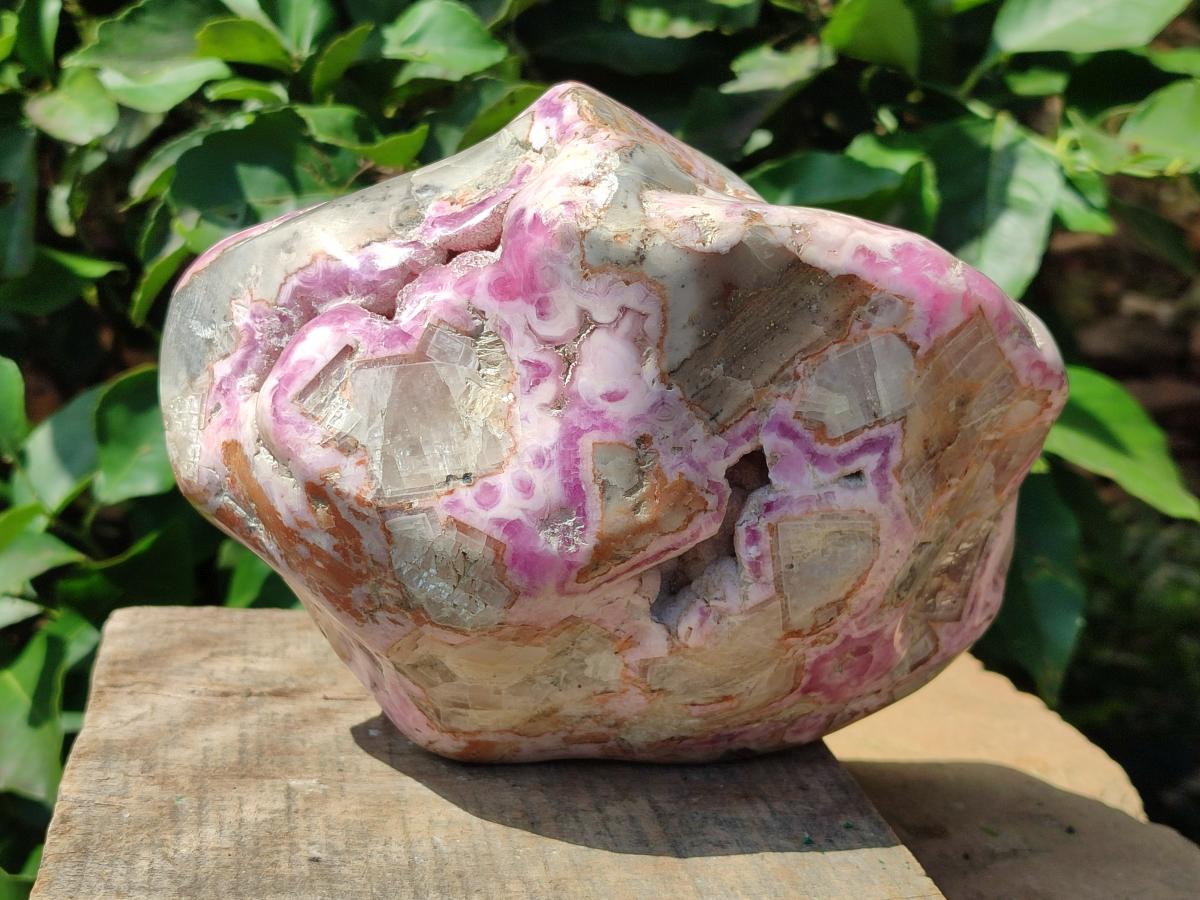 Polished XXL Cobaltion Dolomite Free Form x 1 From Kakanda, Congo