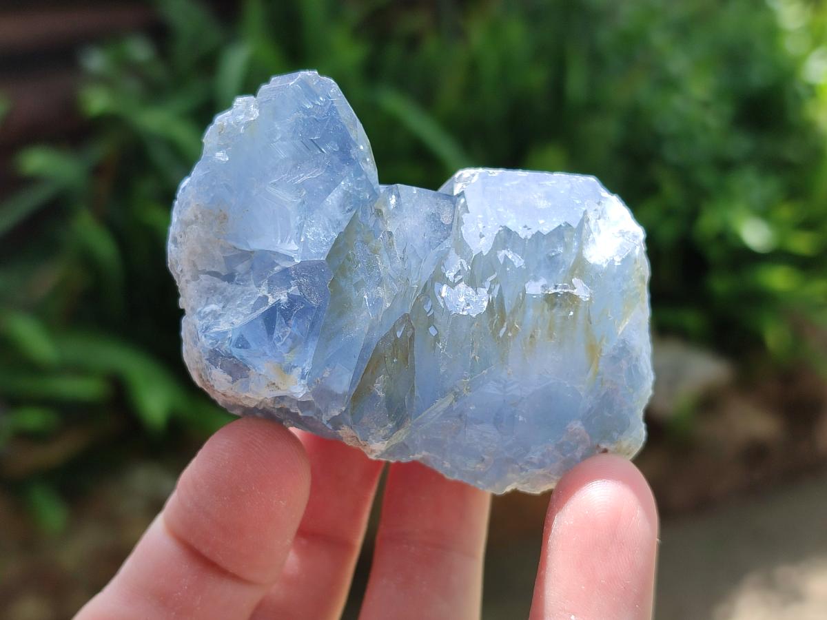 Natural Blue Celestite Specimens x 25 From Sakoany, Madagascar