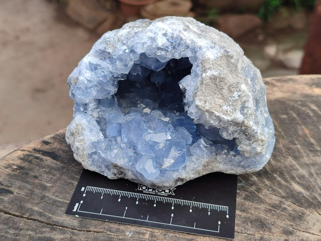 Natural Blue Celestite Specimens x 2 From Sakoany, Madagascar