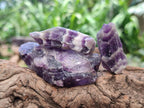 Natural Chevron Amethyst Dogtooth Crystals x 3kg Lot From Zambia
