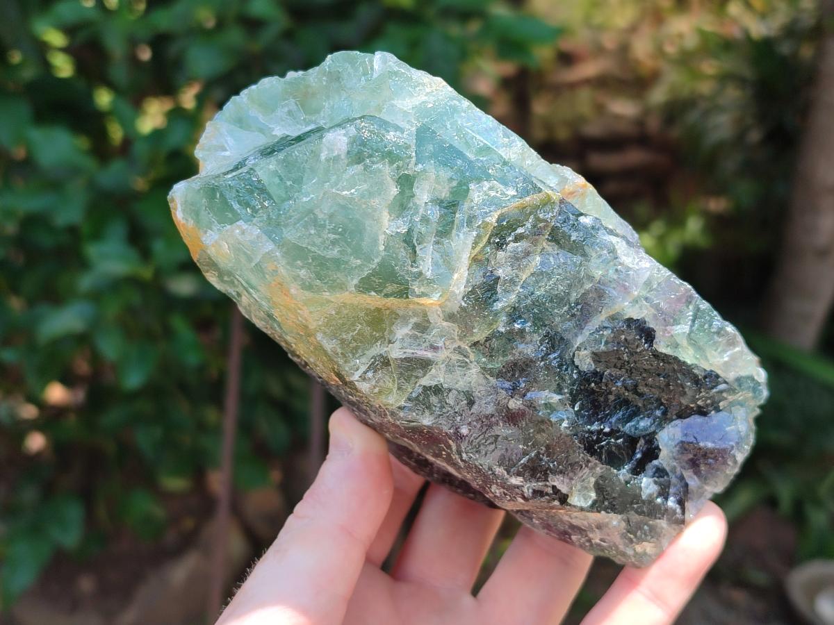 Natural Watermelon Fluorite Cobbed Specimens x 2 From Uis, Namibia