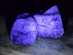 Natural Watermelon Fluorite Cobbed Specimens x 2 From Uis, Namibia