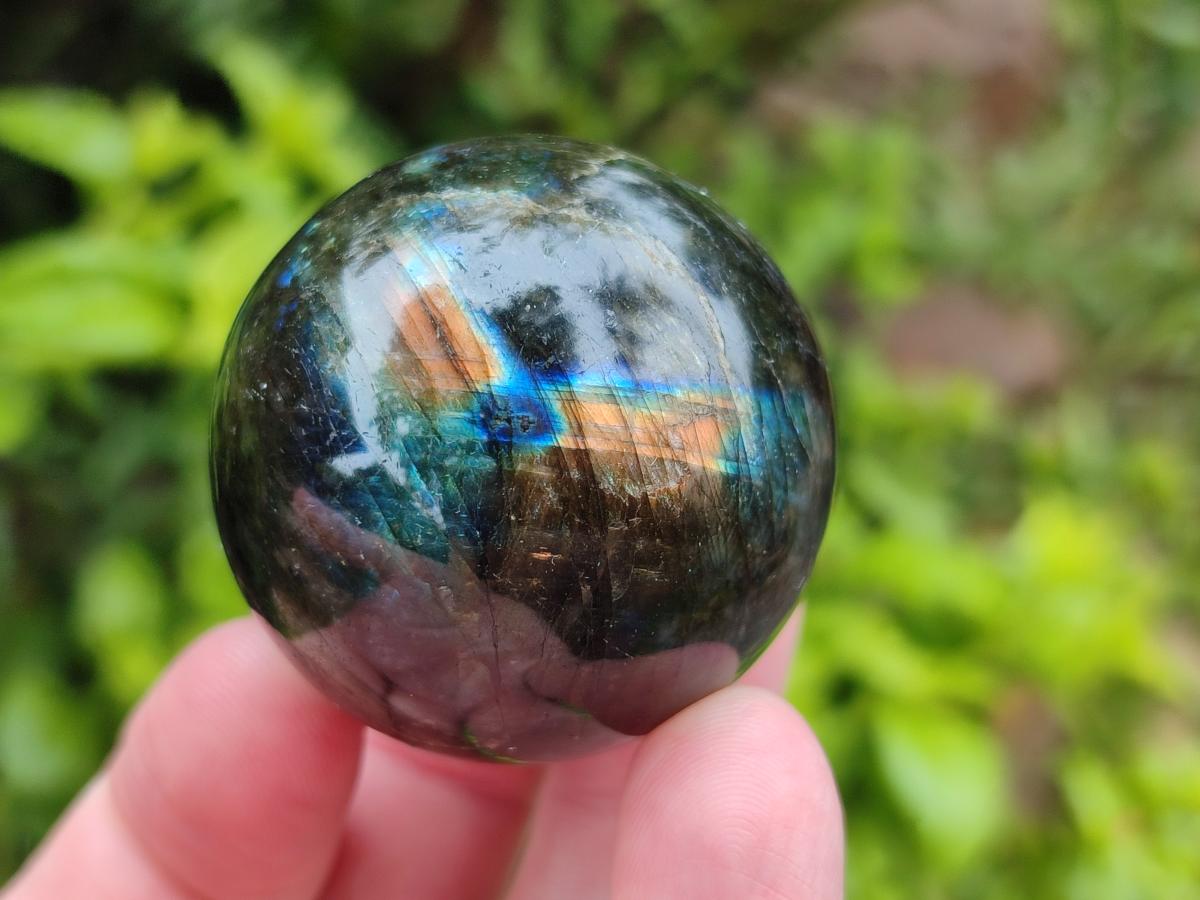 Polished Labradorite Spheres x 6 From Madagascar