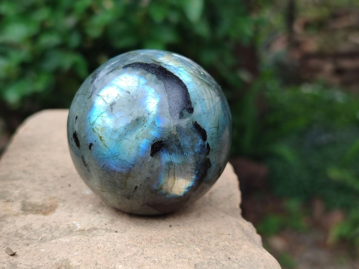 Polished Labradorite Spheres x 6 From Madagascar