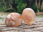 Polished Flower Agate Palm Stone x 20 From Antsahalova, Madagascar