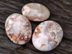 Polished Flower Agate Palm Stone x 20 From Antsahalova, Madagascar