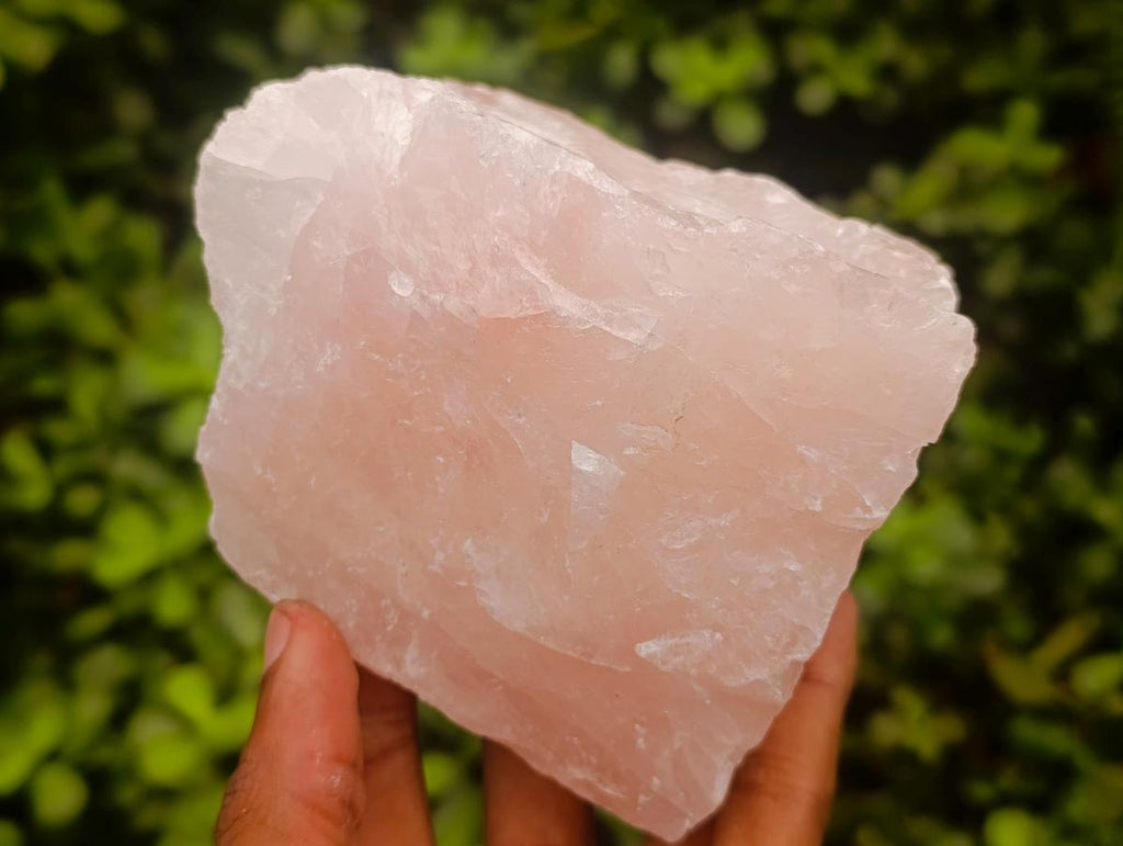 Natural Cobbed Rose Quartz Specimens x 5 From Northern Cape, South Africa