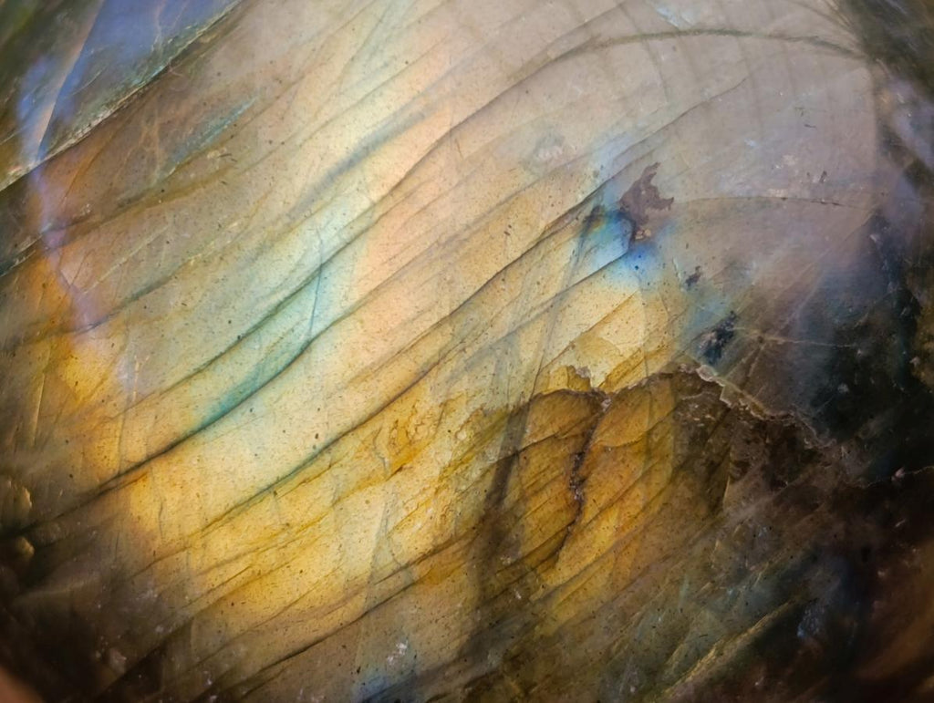 Polished Labradorite Spheres x 3 From Madagascar