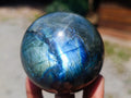 Polished Labradorite Spheres x 3 From Madagascar