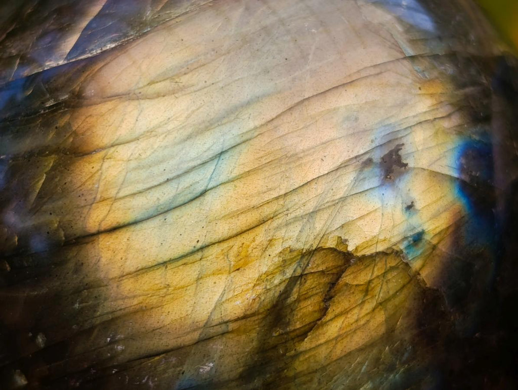 Polished Labradorite Spheres x 3 From Madagascar