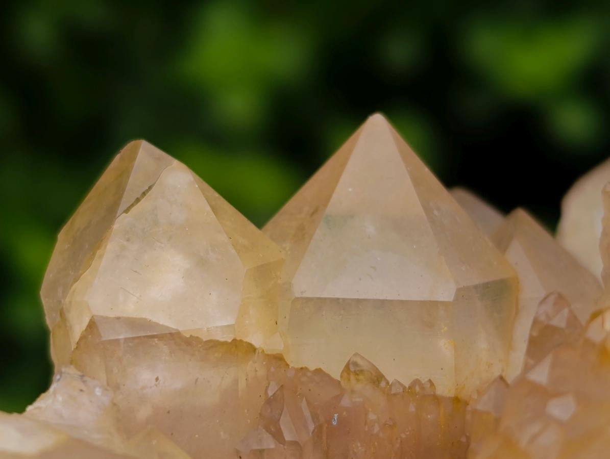 Natural White Phantom Cascading Smokey Luena Quartz Clusters x 2 From Luena, Congo