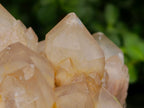 Natural White Phantom Cascading Smokey Luena Quartz Clusters x 2 From Luena, Congo