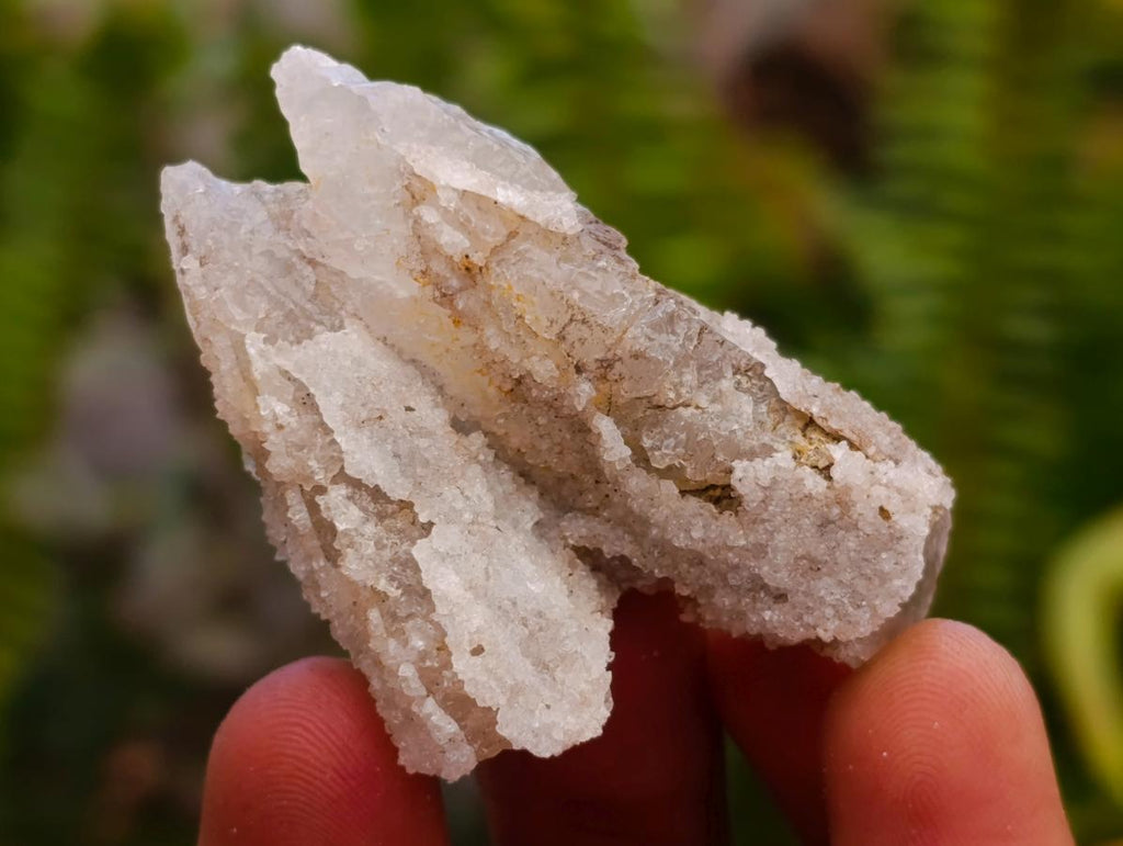 Natural Drusy Quartz Coated Spearhead Calcite Crystals x 38 From Albert's Mountain, Lesotho