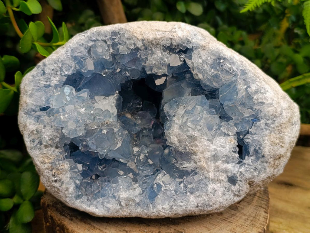 Natural XL Blue Celestite Geode Specimen x 1 From Sakoany, Madagascar