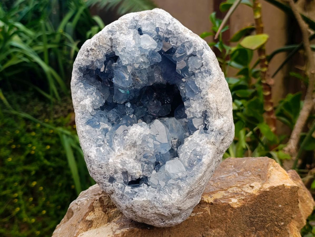Natural XL Blue Celestite Geode Specimen x 1 From Sakoany, Madagascar