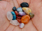 Polished Mini Mixed Tumbled Stone Tubs x 5 From Southern Africa