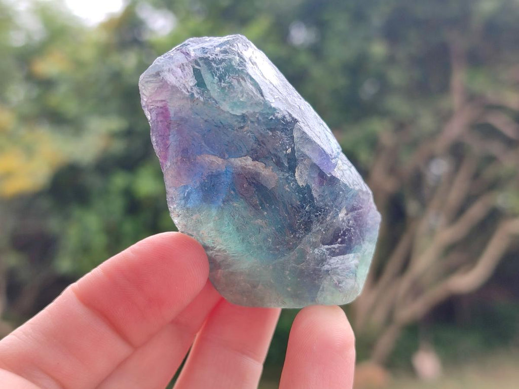 Natural Watermelon Fluorite Cobbed Specimens x 24 From Uis, Namibia