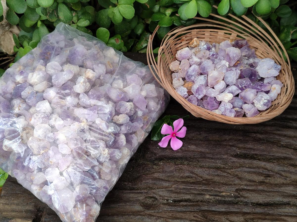 Natural Mine Run Amethyst Crystals x 2.99 kg Lot From Akansobe, Madagascar