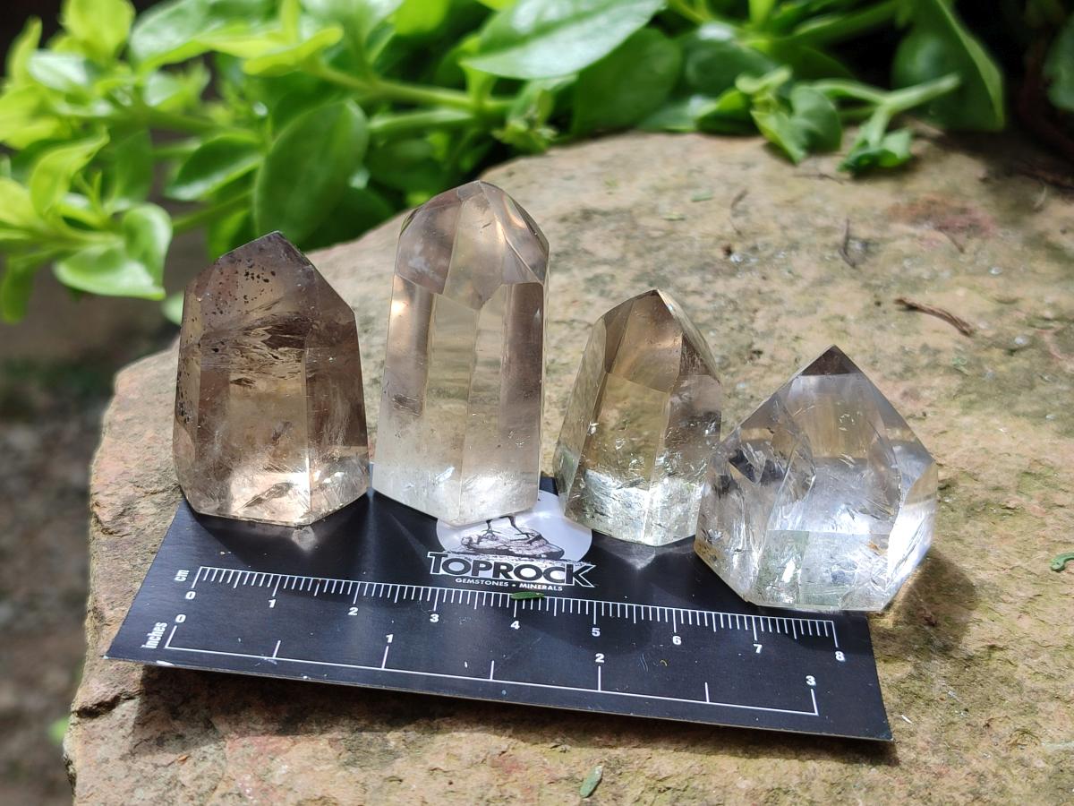 Polished Mixed Selected Quartz Crystals x 20 From Madagascar
