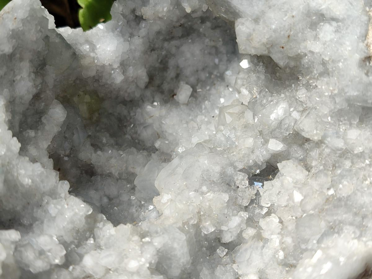 Polished Blue Celestite Eggs x 2 From Sakoany, Madagascar
