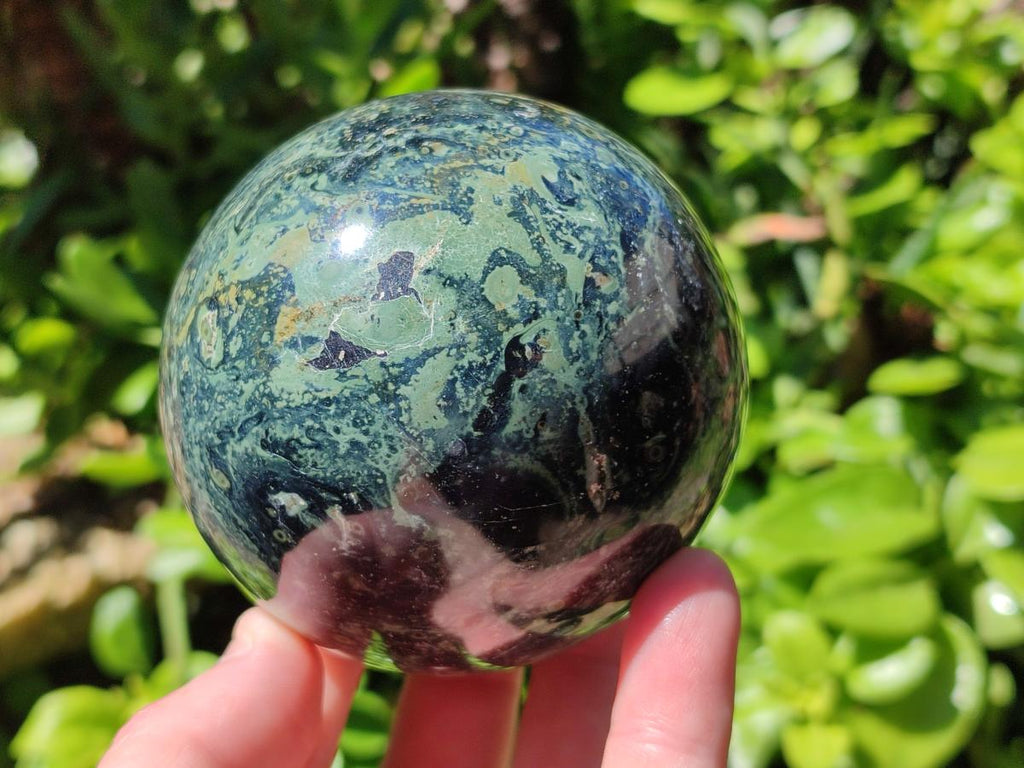 Polished Stromatolite Spheres x 2 From Katsepy, Madagascar