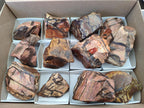 Natural Nguni Jasper Cobbed Specimens x 12 From Northern Cape, South Africa