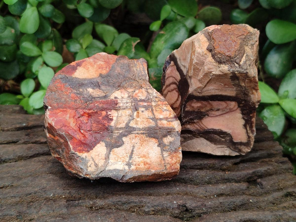 Natural Nguni Jasper Cobbed Specimens x 12 From Northern Cape, South Africa