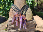 Hand Made Double Terminated Amethyst Copper Wire Wrapped Pendants - Sold Per Item - From Zambia - Toprock Gemstones and Minerals 