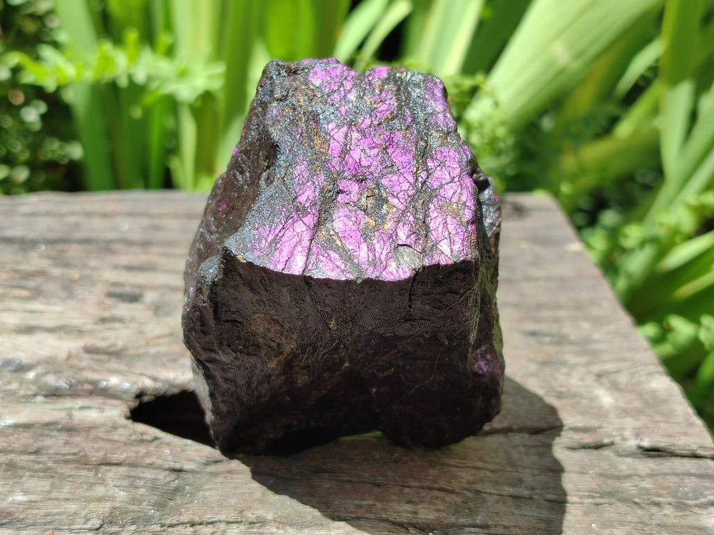 Natural Metallic Cobbed Purpurite Specimens x 4 From Erongo, Namibia