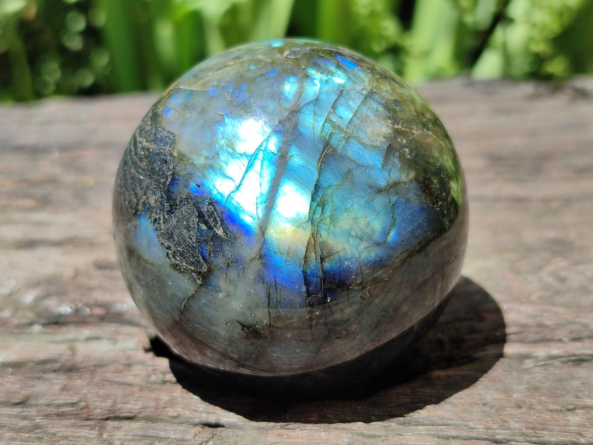 Polished Labradorite Spheres x 3 From Madagascar