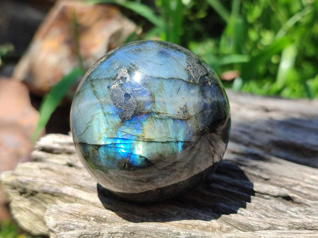 Polished Labradorite Spheres x 3 From Madagascar