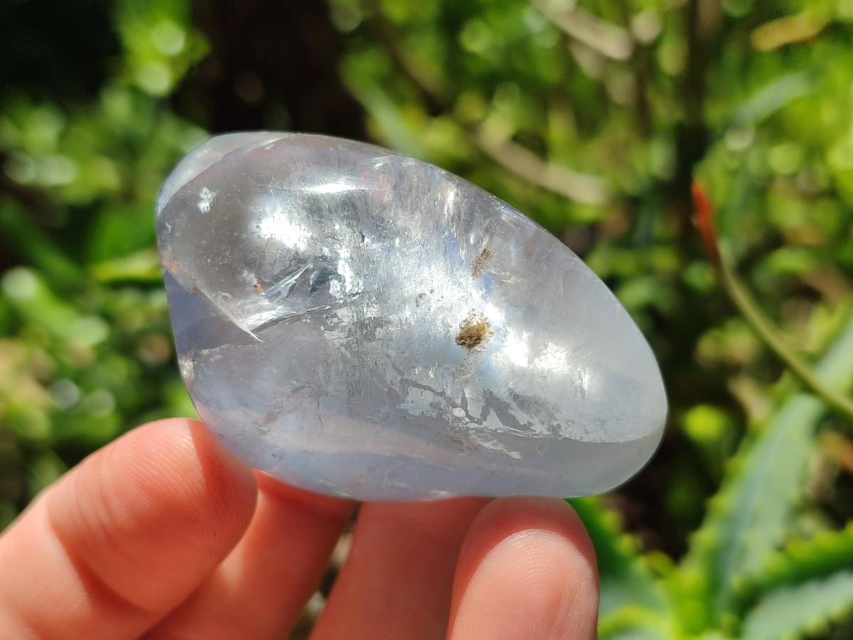 Polished Large Blue Celestite Free Form Crystals x 12 From Sakoany, Madagascar
