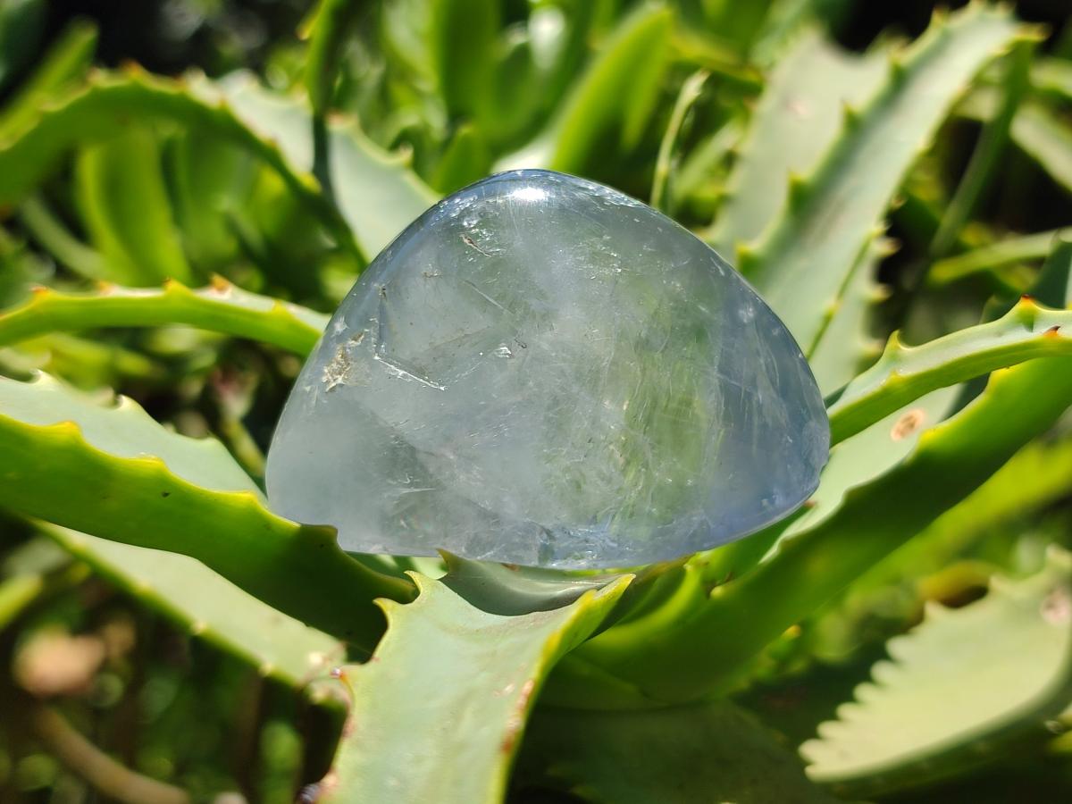 Polished Large Blue Celestite Free Form Crystals x 12 From Sakoany, Madagascar