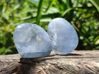 Polished Large Blue Celestite Free Form Crystals x 12 From Sakoany, Madagascar